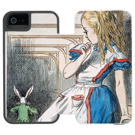 Carroll: Alice, 1865 Incipio iPhone Portemonnee Hoesje (Agenda Open)