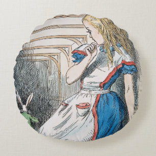 Carroll: Alice, 1865 Rond Kussen