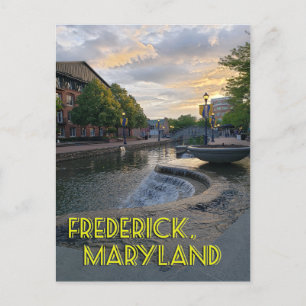 Carroll Creek Frederick Maryland #1 Briefkaart