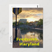 Carroll Creek Frederick Maryland #3 Briefkaart (Voorkant / Achterkant)