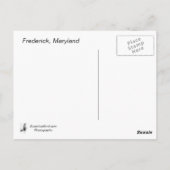 Carroll Creek Linear Park Briefkaart (Achterkant)