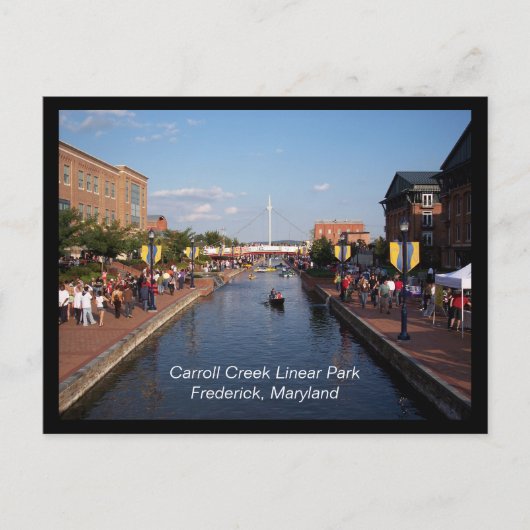 Carroll Creek Linear Park Briefkaart (Voorkant)