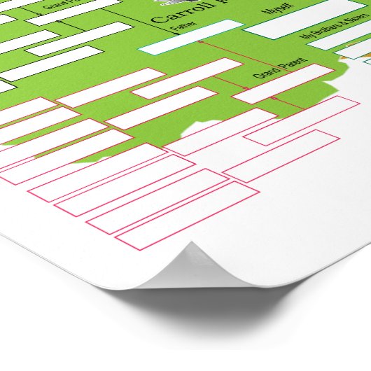 Carroll Family Tree Poster (Hoek)