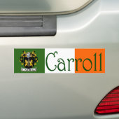 Carroll wapen vlag Bumpersticker (Op auto)