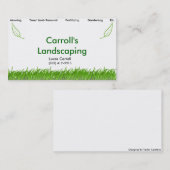 Carroll's landschappij visitekaartje (Voorkant / Achterkant)