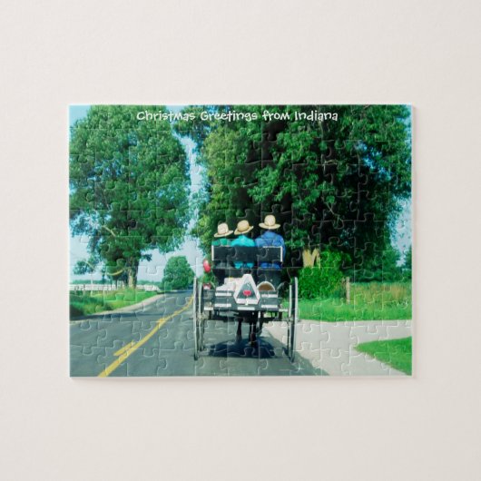 Carrosse Amish Indiana. Puzzle (Horizontal)