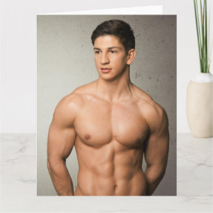 Carrosserie Bulges Hot Guy Carte de voeux