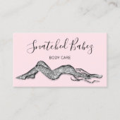 Carrosserie QRCODE Black Silver Grey Visitekaartje (Voorkant)