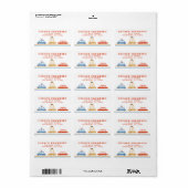 Carrosseries personnalisées Étiquettes d'adresse d (Feuille entière)