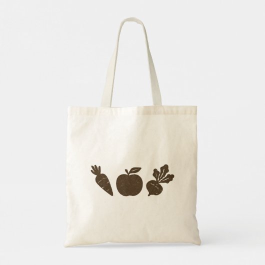 “Carrot Apple Beet” Tote Bag (Achterkant)