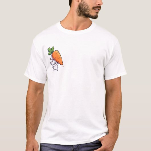 Carrot Bunny Dash T-shirt (Voorkant)