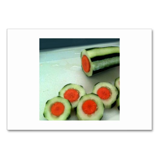 Carrot Cucumber Reading Flashcards for Adults Kaart (Voorkant)