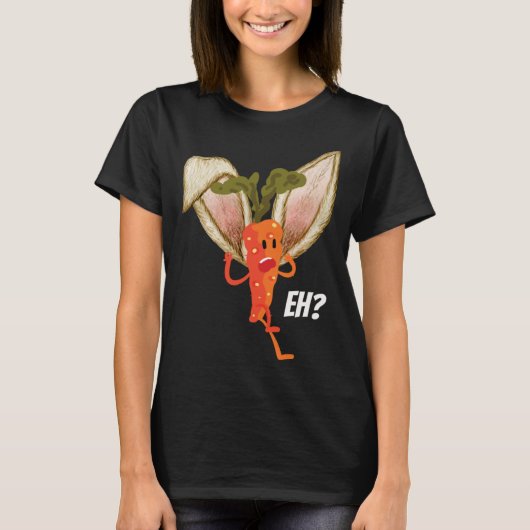 Carrot Dissonant Bunny Carrot Easter T-shirt (Voorkant)