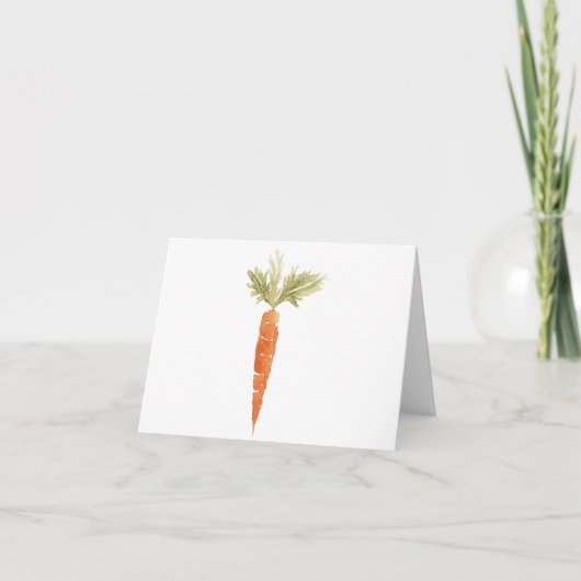 Carrot Note Card Kaart (Voorkant)