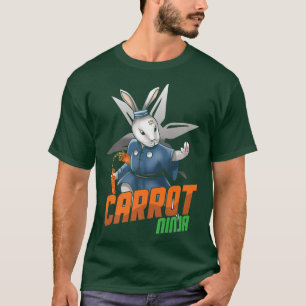 Carrot Nunchucks Ninja Japan Katana MMA Shinobi Sa T-shirt
