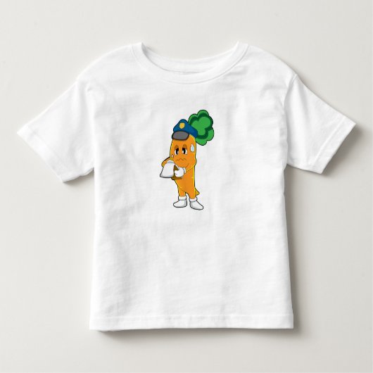 Carrot Traffic warden Parking-ticket Kinder Shirts (Voorkant)