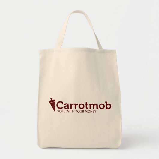 Carrotmob canvas tas (Voorkant)