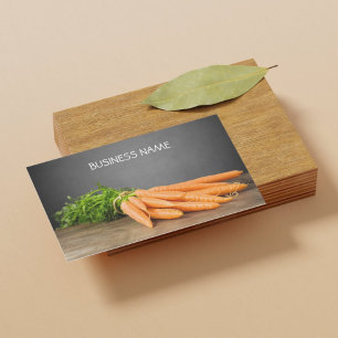Carrots/Organic Boerderij Business Card Template Visitekaartje