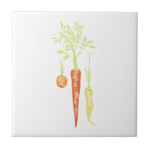 Carrots Veggies Tegeltje