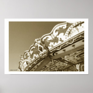 Carrousel 10 afdrukken poster