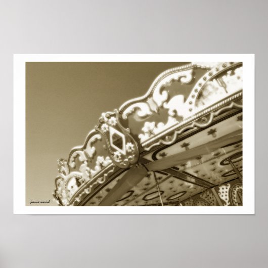 Carrousel 10 afdrukken poster (Voorkant)