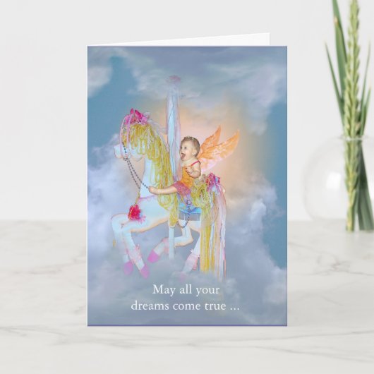 Carrousel - Carte d'anniversaire (Devant)