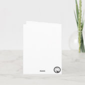 Carrousel - Carte de voeux (Dos)