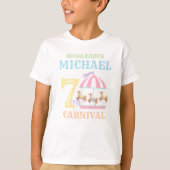 Carrousel Circus Carnaval Shirt Pastel (Voorkant)
