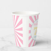 Carrousel Circus Carnaval Verjaardagsfeest Papiere Papieren Bekers (Rechts)