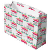 Carrousel de cirque motif grand sac de fête (Dos Angle)