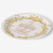 carrousel draaimolen papieren bordje (Gekanteld)