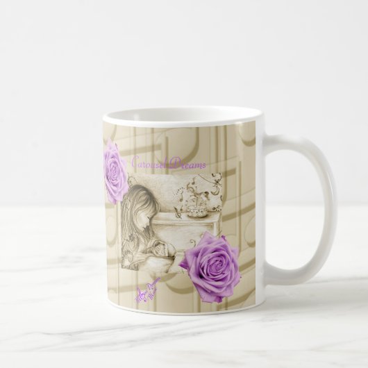 Carrousel Dreams  Rozen en muziek Mok (Rechts)