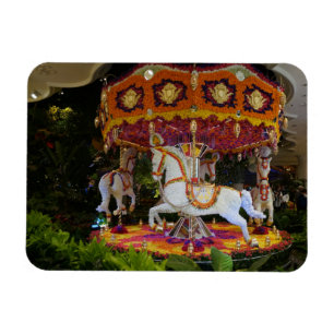 Carrousel floral Wynn Las Vegas Photo Magnet