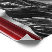 Carrousel Horse Prancer Partial Color Poster (Hoek)