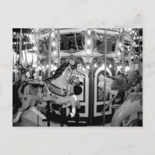 Carrousel in Monochrome Briefkaart