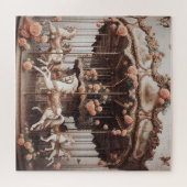  carrousel met Rozen Legpuzzel (Horizontaal)