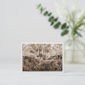 Carrousel, mini-foto (White Bordered) Visitekaartje (Staand voorkant)