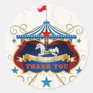  Carrousel Paard Dank u voor Sticker