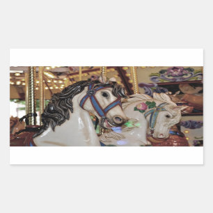 carrousel paarden sticker