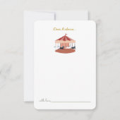 Carrousel rose Anniversaire Heure Capsule Carte de (Devant)