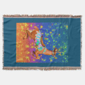 Carrousel Stag Gooi Deken (Voorkant)