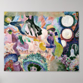 Carrousel van varkens | Robert Delaunay Poster (Voorkant)
