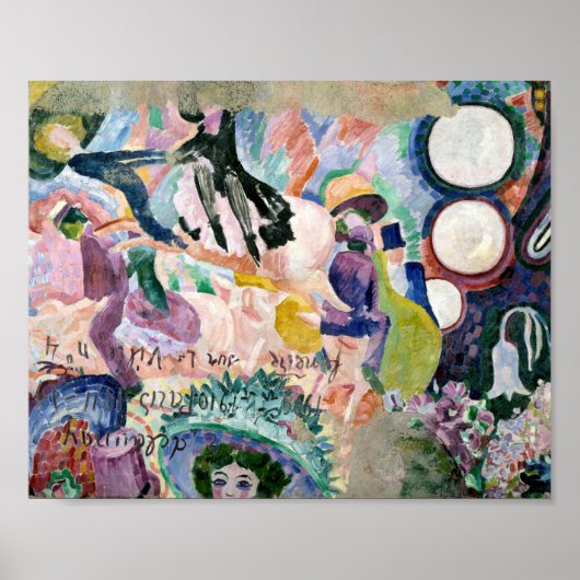 Carrousel van varkens | Robert Delaunay Poster (Voorkant)