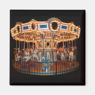 Carrouselfotografie op Magnet-text kan worden toeg Magneet