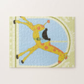 CarrouselGiraffe van June Erica Vess Legpuzzel (Horizontaal)