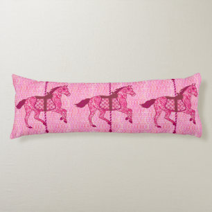 Carrouselpaard - Fuchsia Pink Lichaamskussen