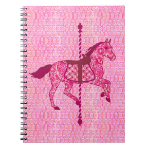 Carrouselpaard - Fuchsia Pink Notitieboek