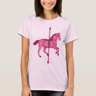 Carrouselpaard - Fuchsia Pink T-shirt