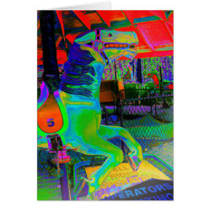 [Carrouselpaard] kleurrijk - elke Occasiekaart