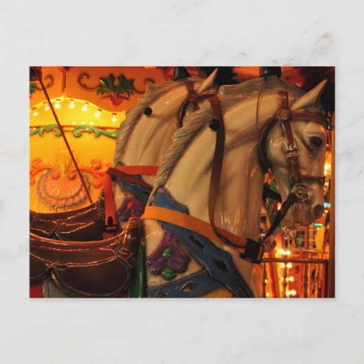 carrouselpaarden briefkaart (Voorkant)